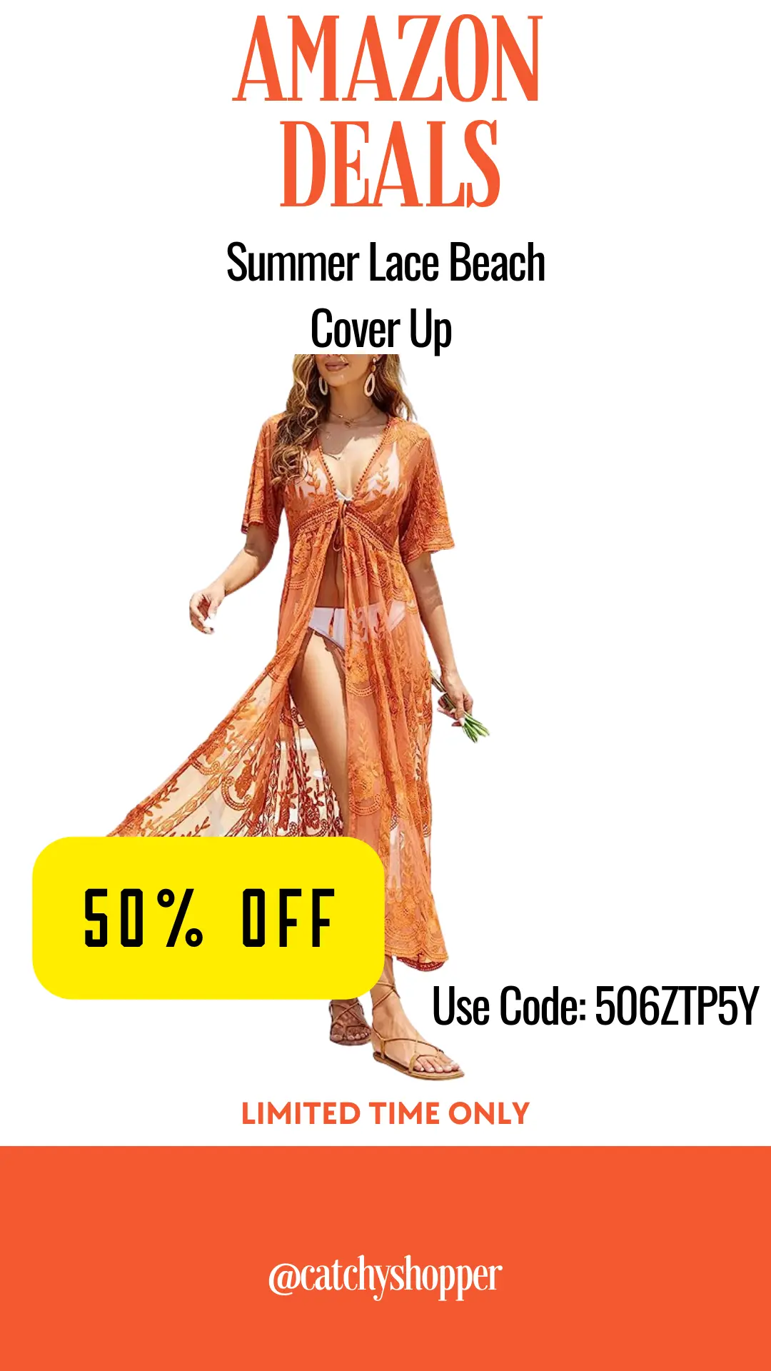 Summer Lace Beach Cover Up