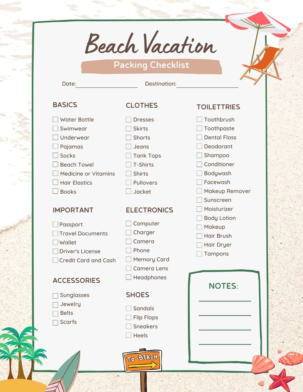 45+ Beach Vacation Must-Haves to Make Your Trip Epic! | Catchy Shopper